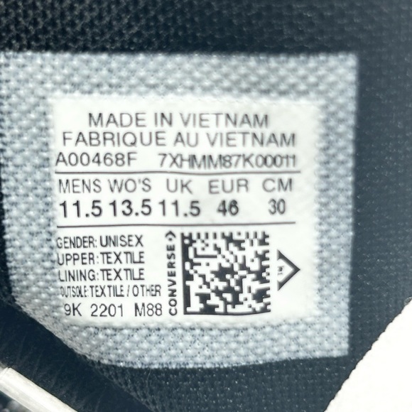 🍳🧀🥚🐣🐥✨♠️🌝⛸️⛸️🌕♣️⭐️Converse - Chuck Taylor All Star High Top Unisex Shoes. - Picture 12 of 16